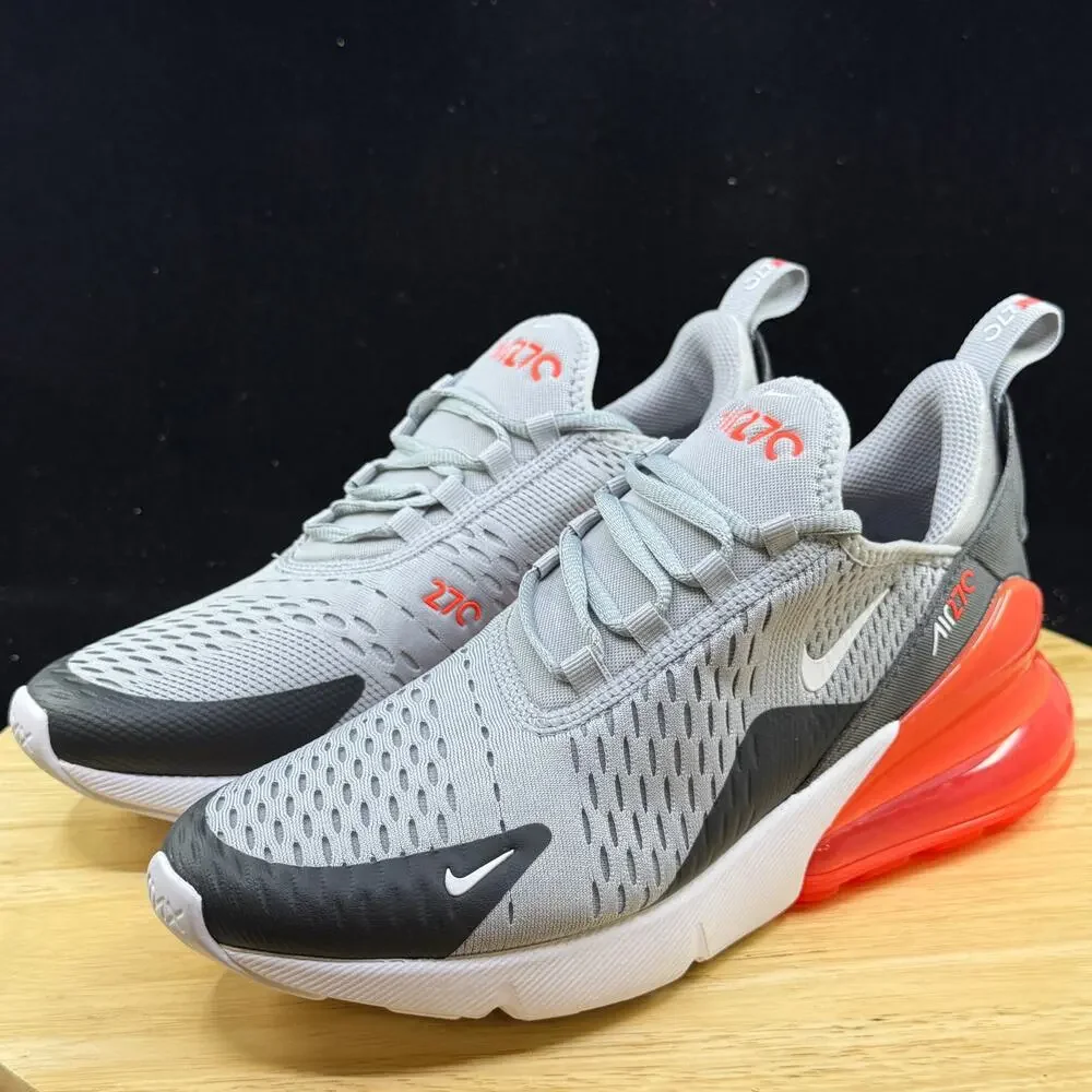 Nike Air Max 270 (Gs) Wolf Grey-White-Anth Sz 7Y-Womens Sz 8.5 [943345-039]